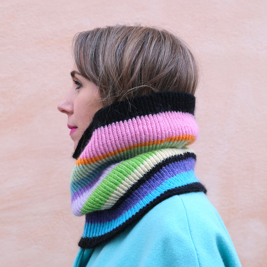 Oppskrift på Stripefest-hals