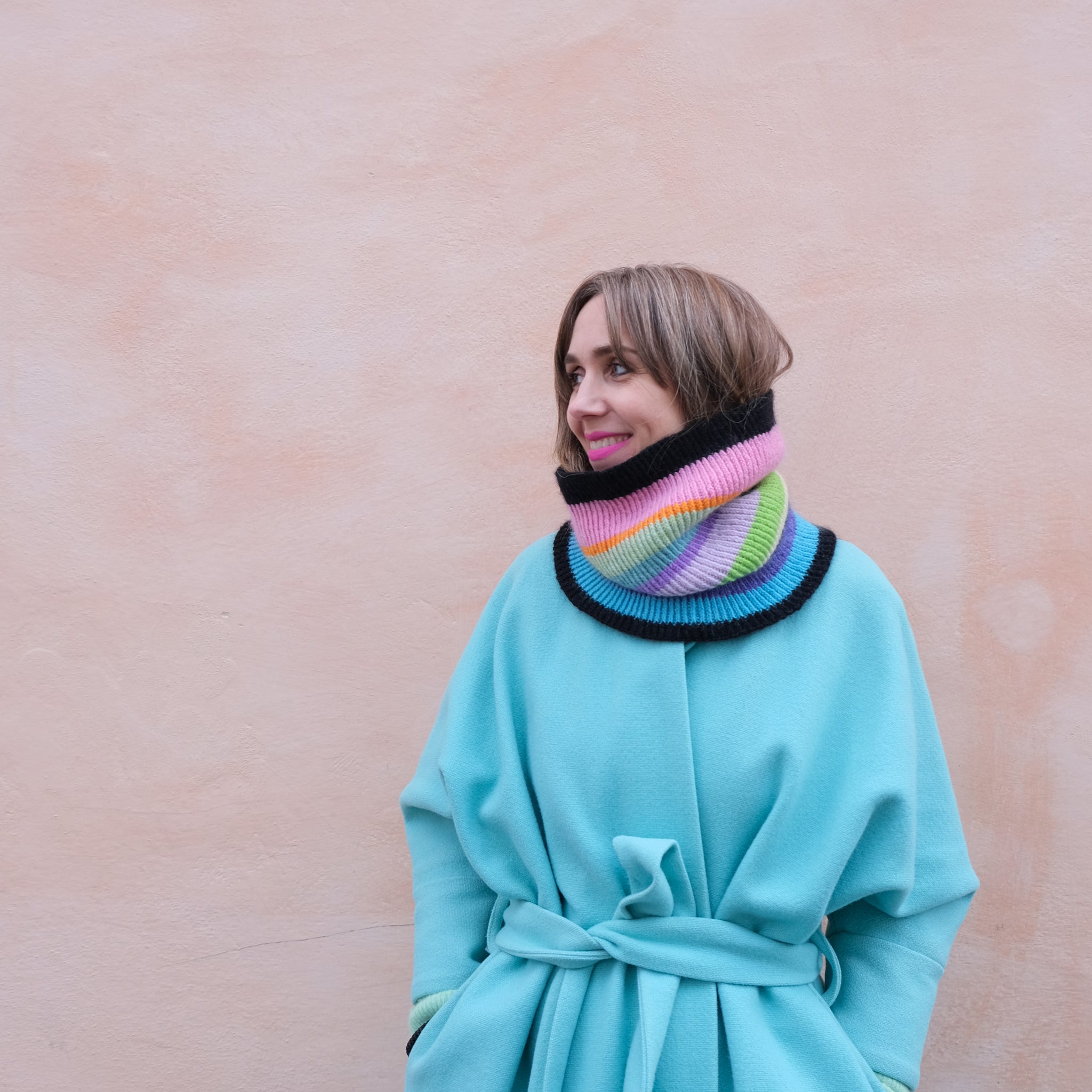 Oppskrift på Stripefest-hals